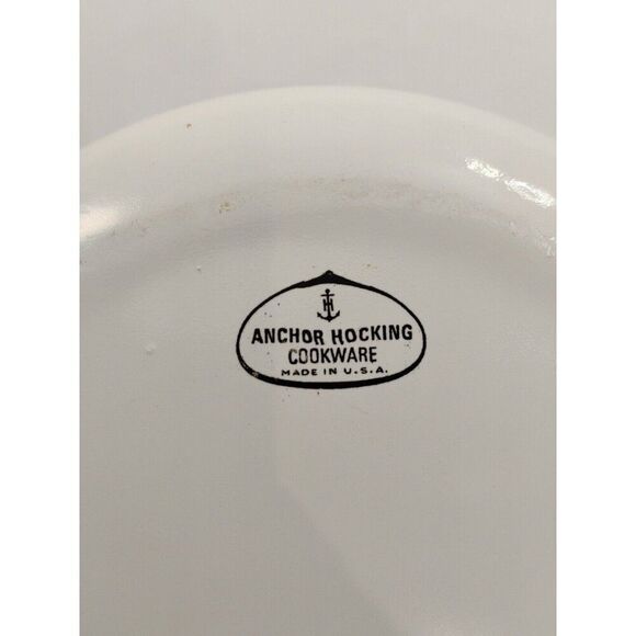 Vintage Anchor Hocking 7" Black Wheat Casserole Baking Dish Cookware No Lid USA - Picture 9 of 16